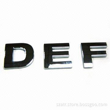 Letter Sticker for Car Decoration, Available in Different Sizes and Colors